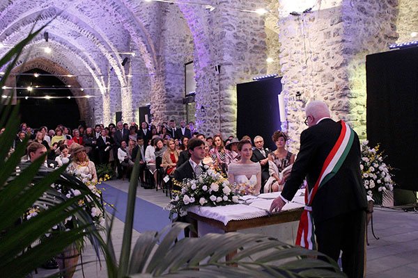 Matrimonio nell'antico Arsenale di Amalfi